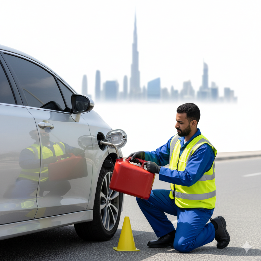 Fuel Delivery Dubai - Crystal Recovery Service